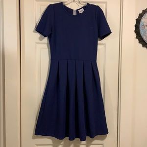 Navy LuLaRoe Amelia Dress
